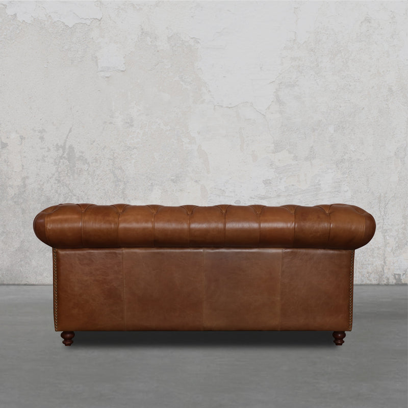 Gentleman's Club Two Seater Chesterfield Sofa