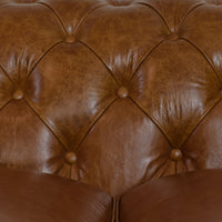 Gentleman's Club Single Seater Chesterfield Sofa