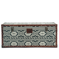 Tribal Textile Seating cum Storage Trunk