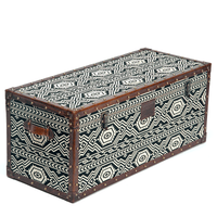 Tribal Textile Seating cum Storage Trunk