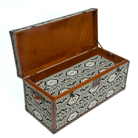 Tribal Textile Seating cum Storage Trunk