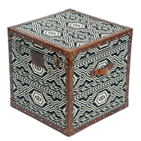 Tribal Textile Mini Trunk