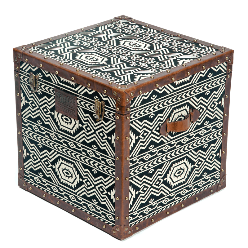 Tribal Textile Mini Trunk