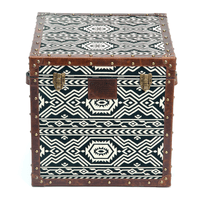 Tribal Textile Mini Trunk