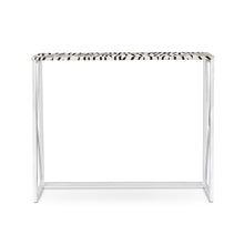 Load image into Gallery viewer, Console Table in Hair-on Leather
