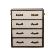 Load image into Gallery viewer, Vintage Trunk Chest of Drawers - Cream

