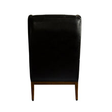 Load image into Gallery viewer, Manhattan High Back Wing Chair - Black
